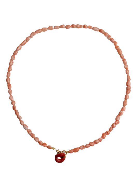 Collana Corallo Rosa