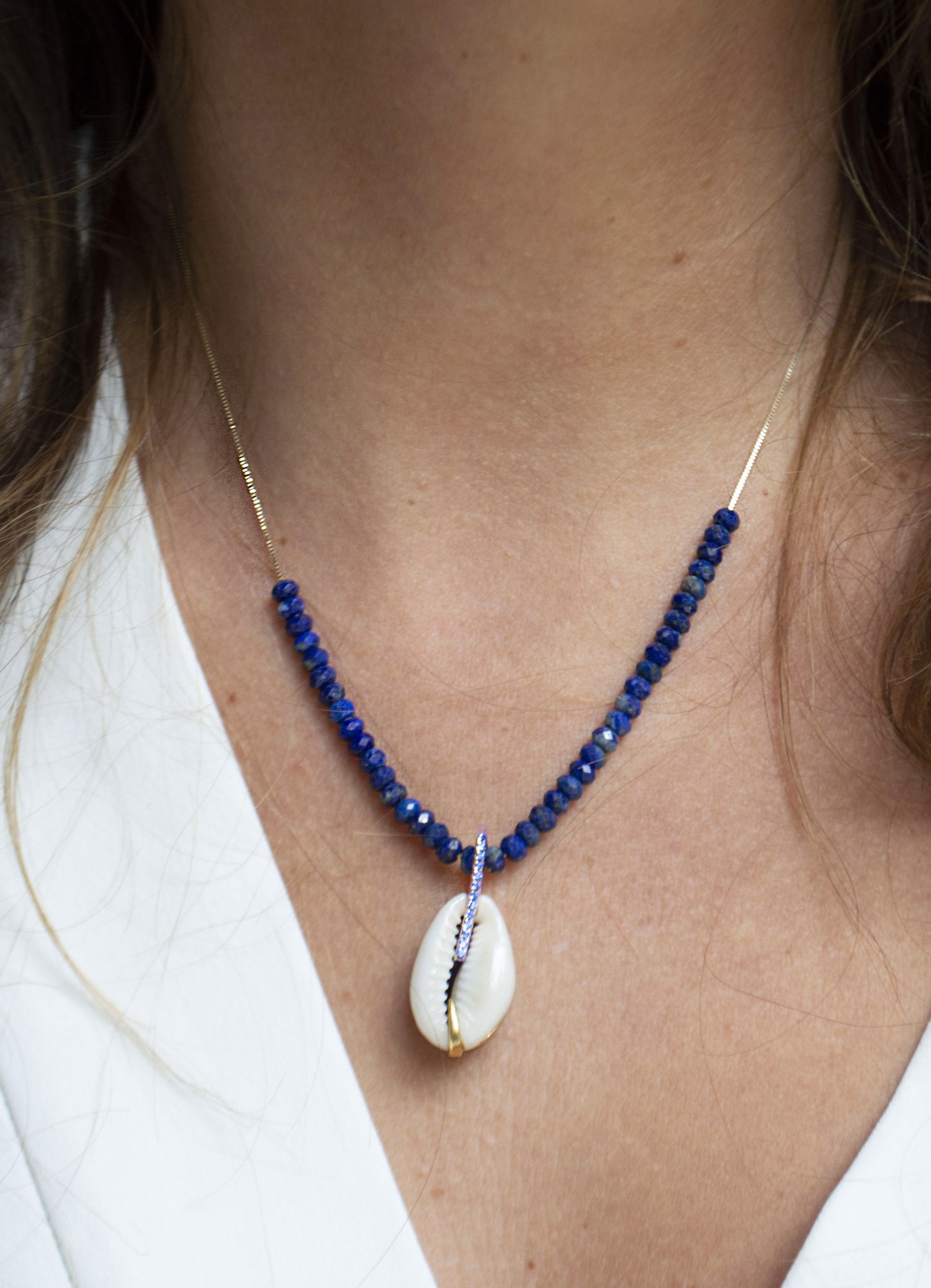 Catena Oro 9kt e Lapis