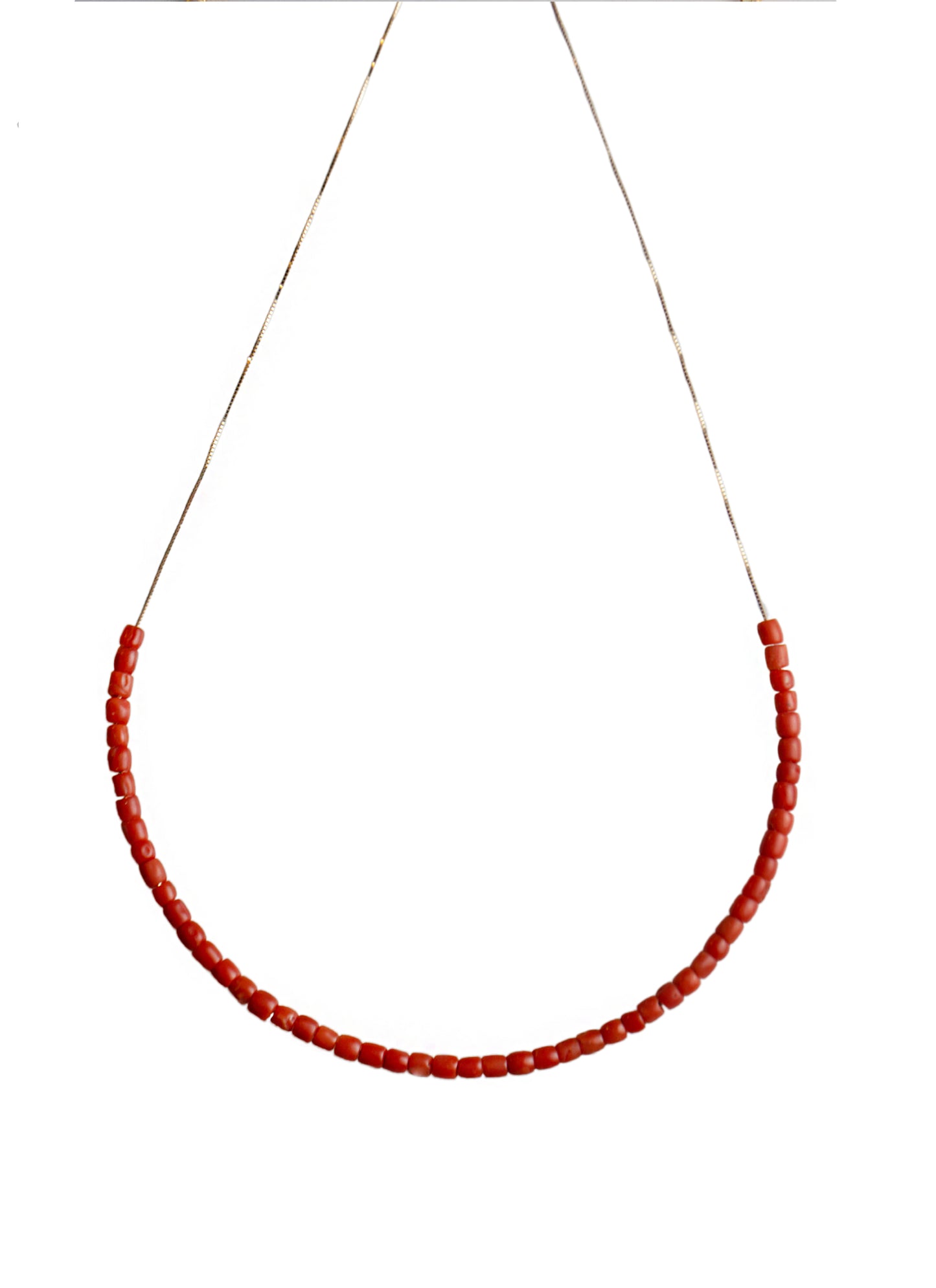 Catena Oro 9kt e Corallo Rosso