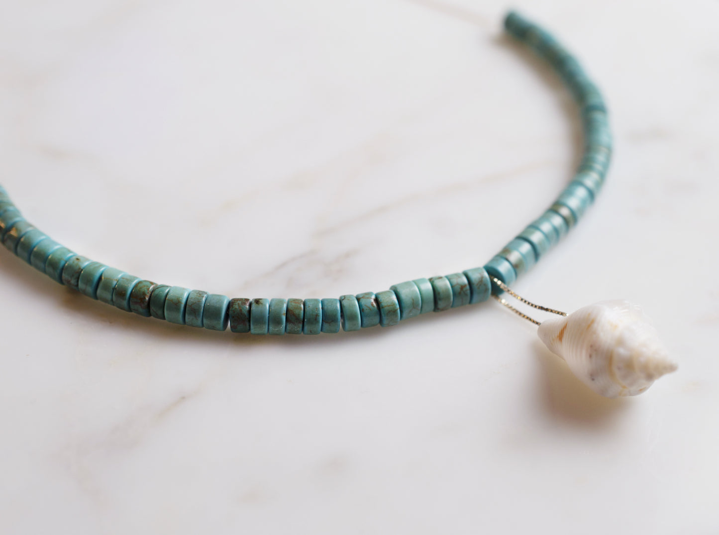 Collana Oro 9kt e Turchese