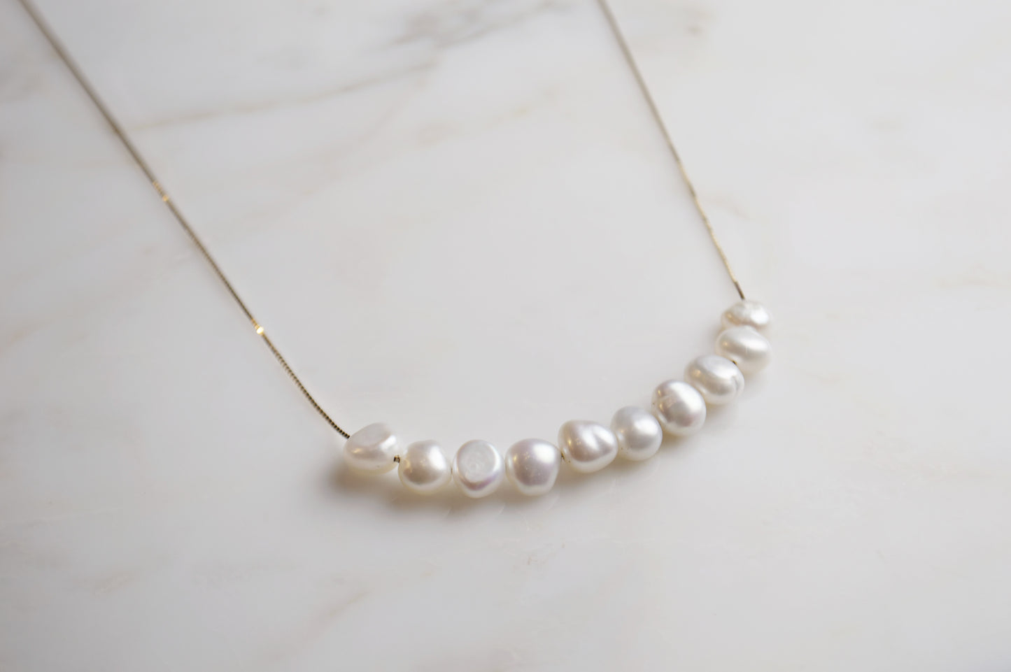 Catena Oro 9kt e Perle