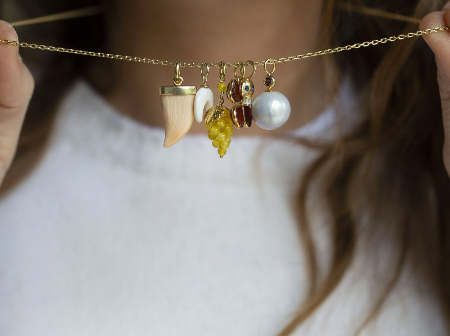 Catena Oro 9kt e Corallo Rosso