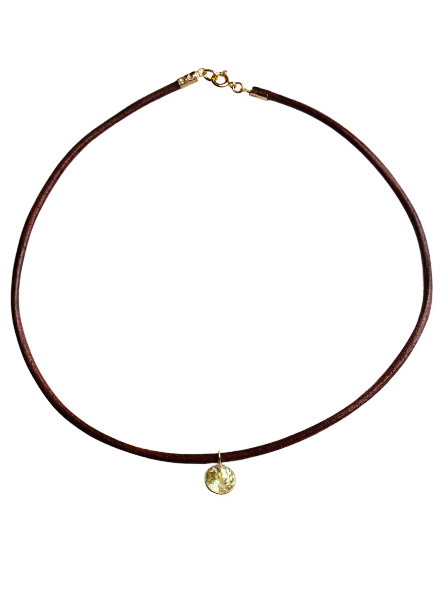 Collana Zaffiro Giallo