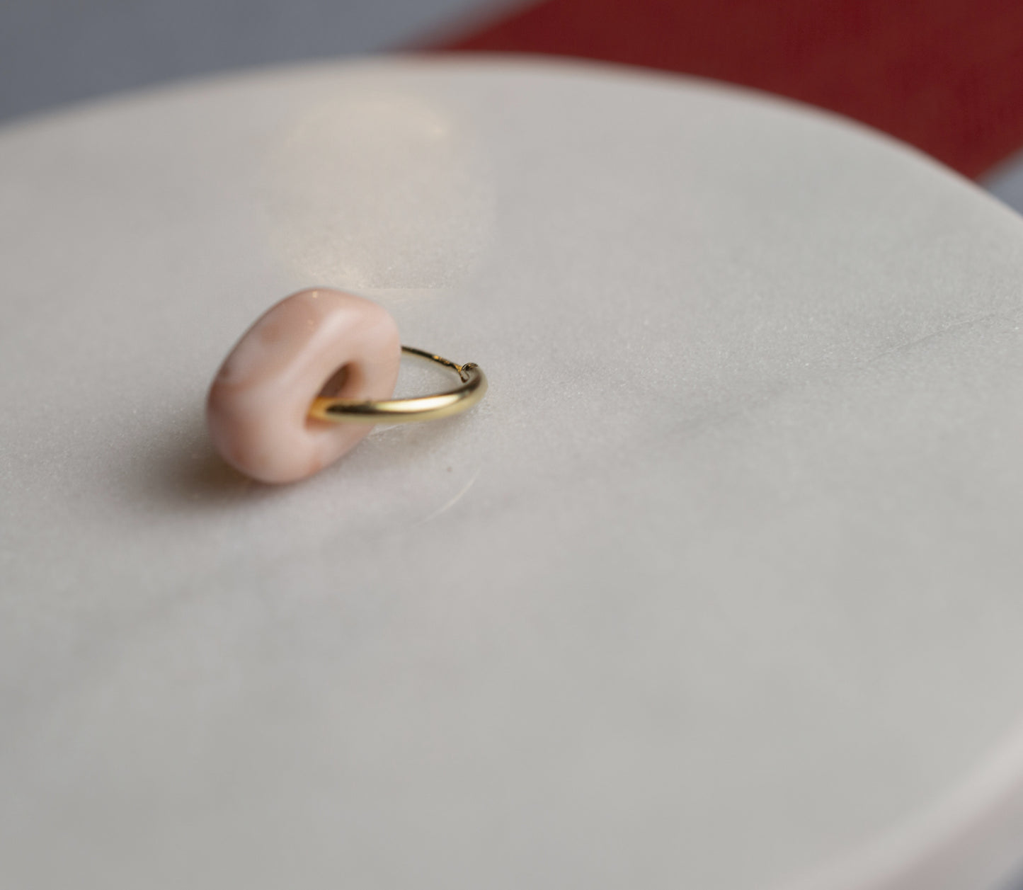 Orecchino Corallo rosa