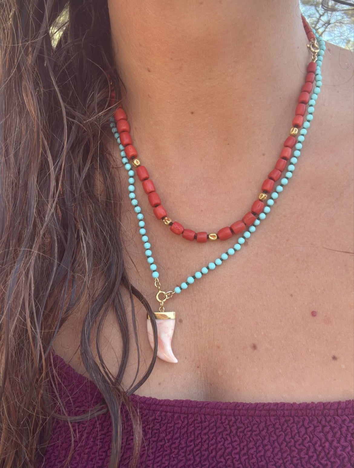 Collana di Corallo Rosso