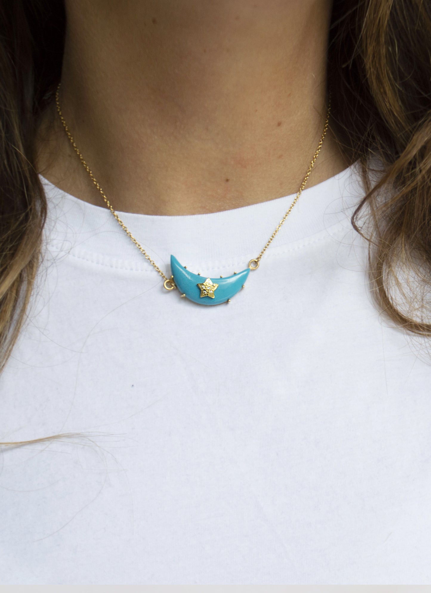 Collana Luna Corallo