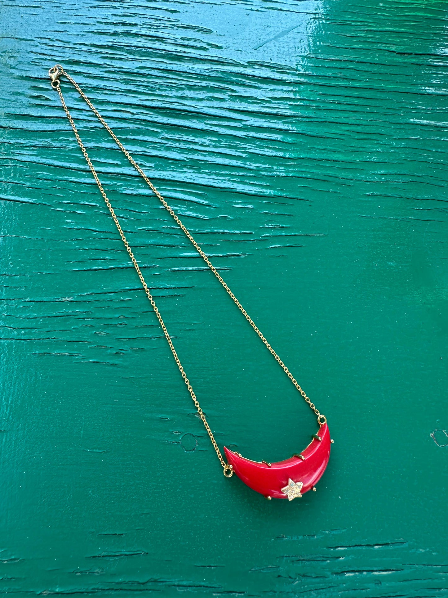 Collana Luna Corallo