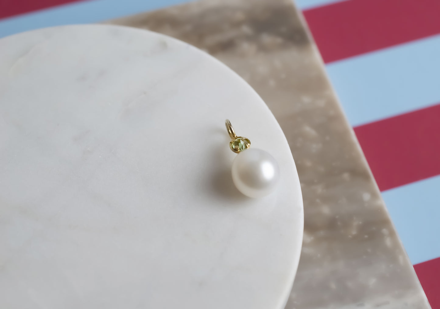 Ciondolo Perla e Peridoto