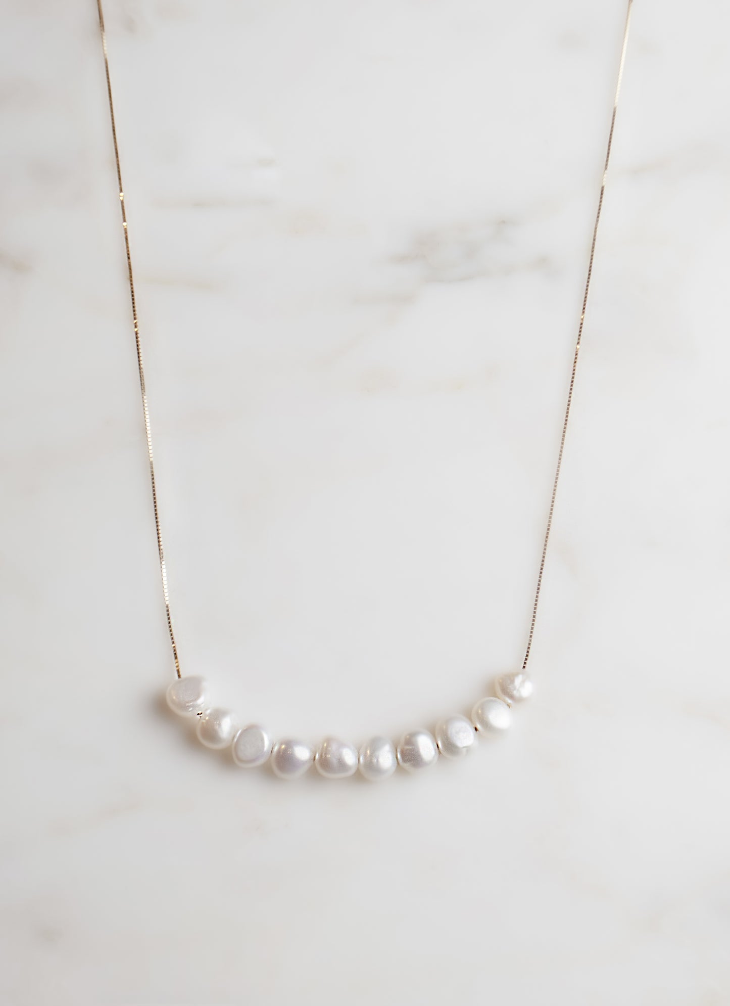 Catena Oro 9kt e Perle