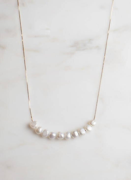 Catena Oro 9kt e Perle