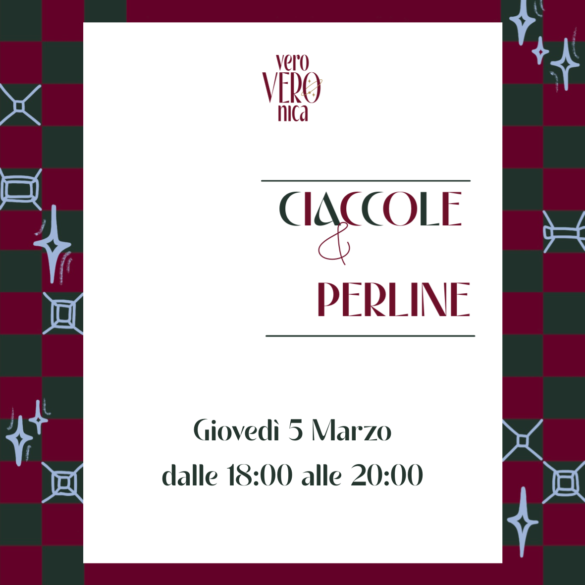 Workshop GIOVEDÌ 5 MARZO