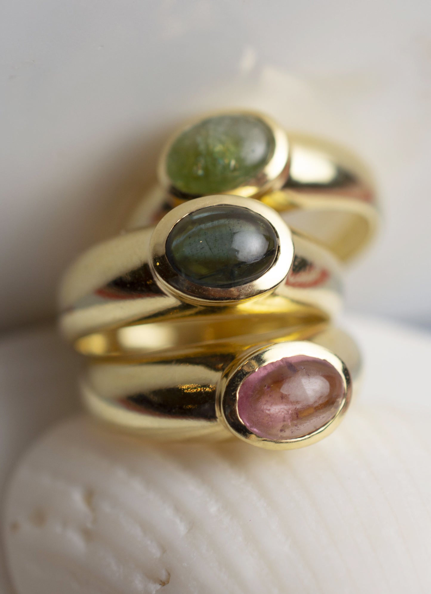 Anello Tormalina Verde