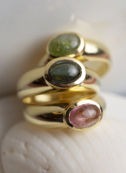 Anello Tormalina Verde