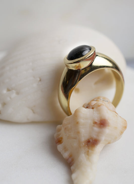 Anello Tormalina Blu