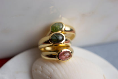 Anello Tormalina Rosa
