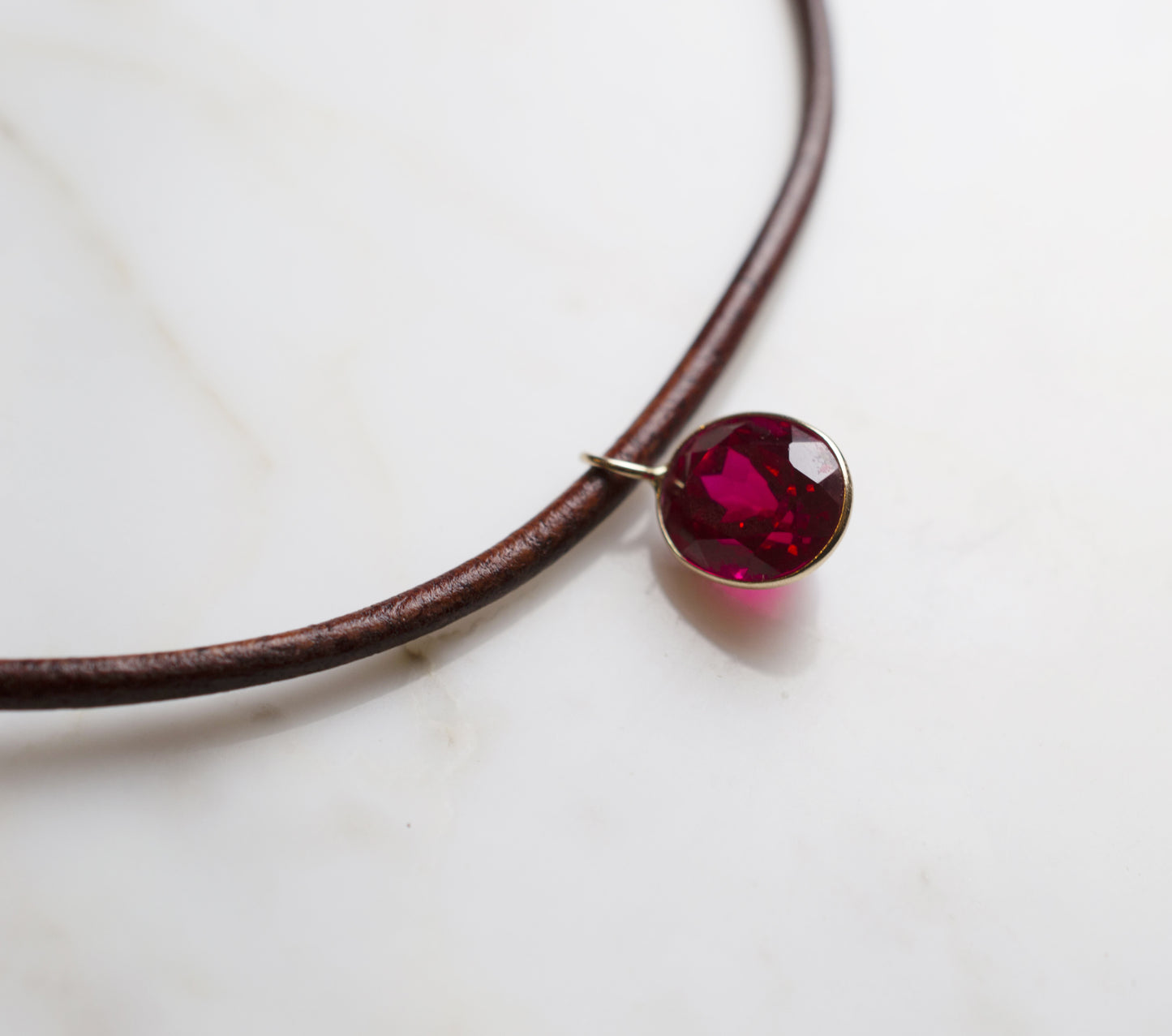 Collana Rubino
