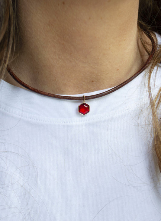Collana Rubino