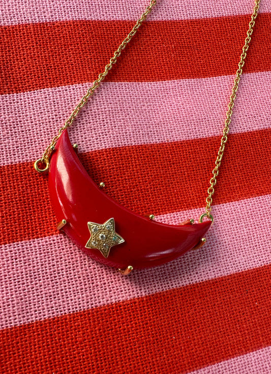 Collana Luna Corallo