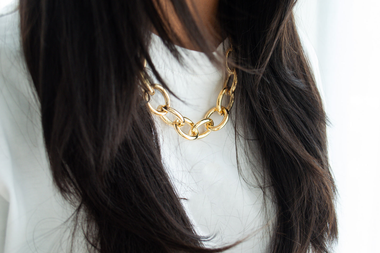 Collana maglie ovali
