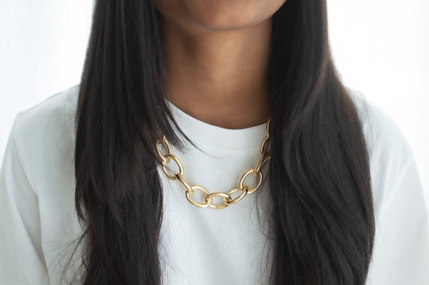 Collana maglie ovali