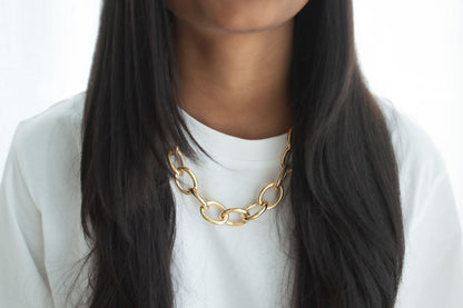 Collana maglie ovali